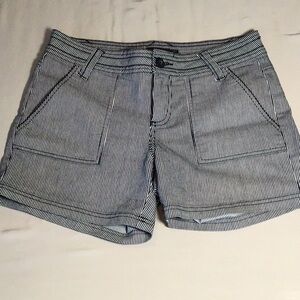 Prana Navy and White Classic Casual Shorts